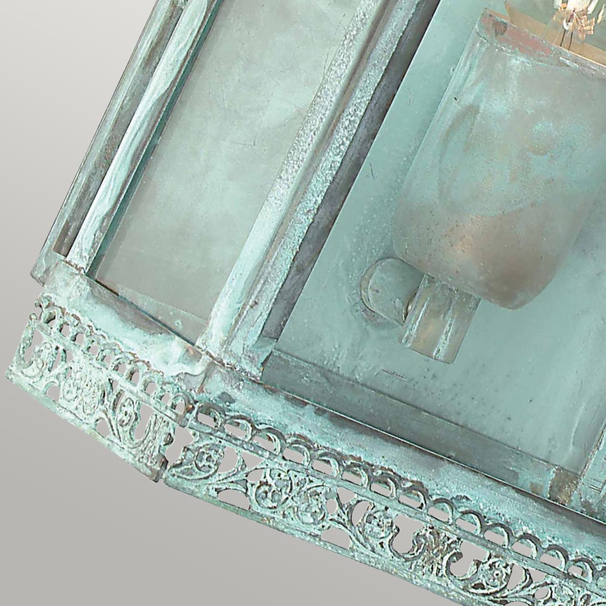 Außen-Wandleuchte Regents Park (antik wirkende Grünspan-Patina auf Metall) 1x - Elstead Lighting