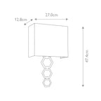Wandleuchte Ria (verchromt) 1x - Elstead Lighting