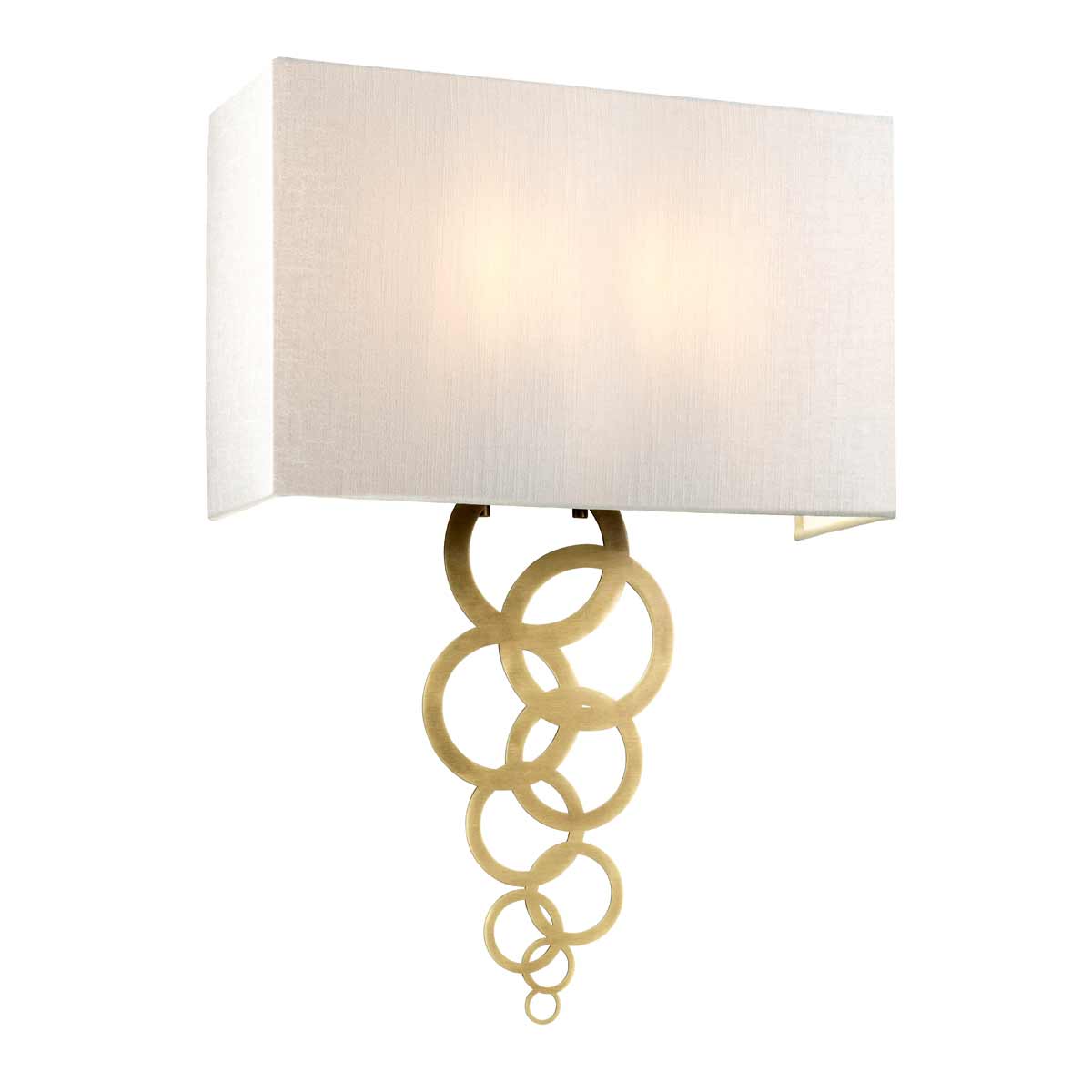 Wandleuchte Rosa (messingfarben) 2x - Elstead Lighting