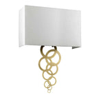 Wandleuchte Rosa (messingfarben) 2x - Elstead Lighting