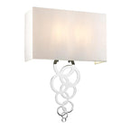 Wandleuchte Rosa (verchromt) 2x - Elstead Lighting