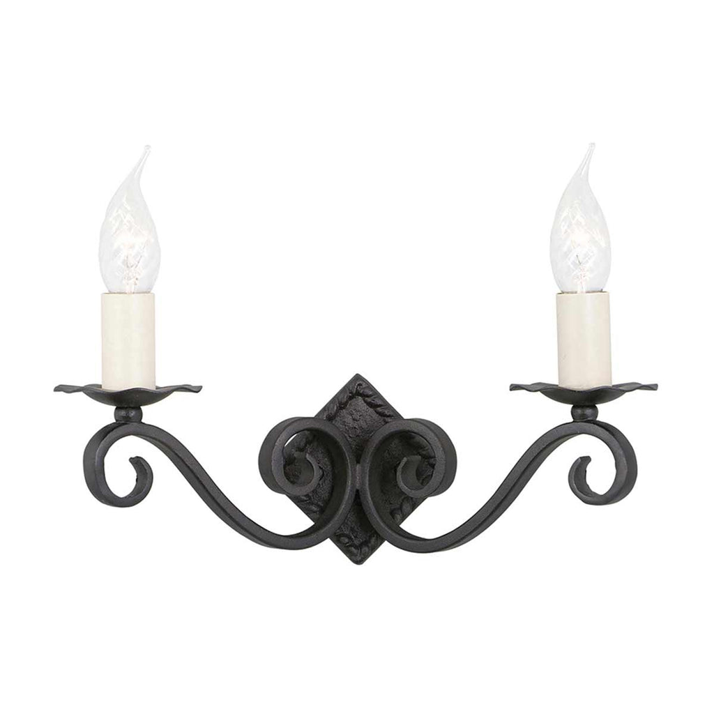 Wandleuchte Rectory (schwarz) 2x - Elstead Lighting