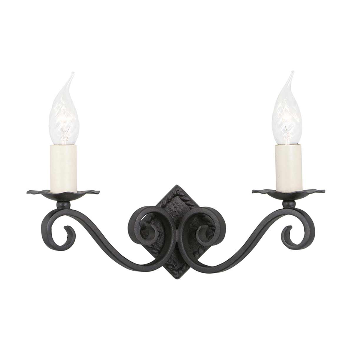 Wandleuchte Rectory (schwarz) 2x - Elstead Lighting