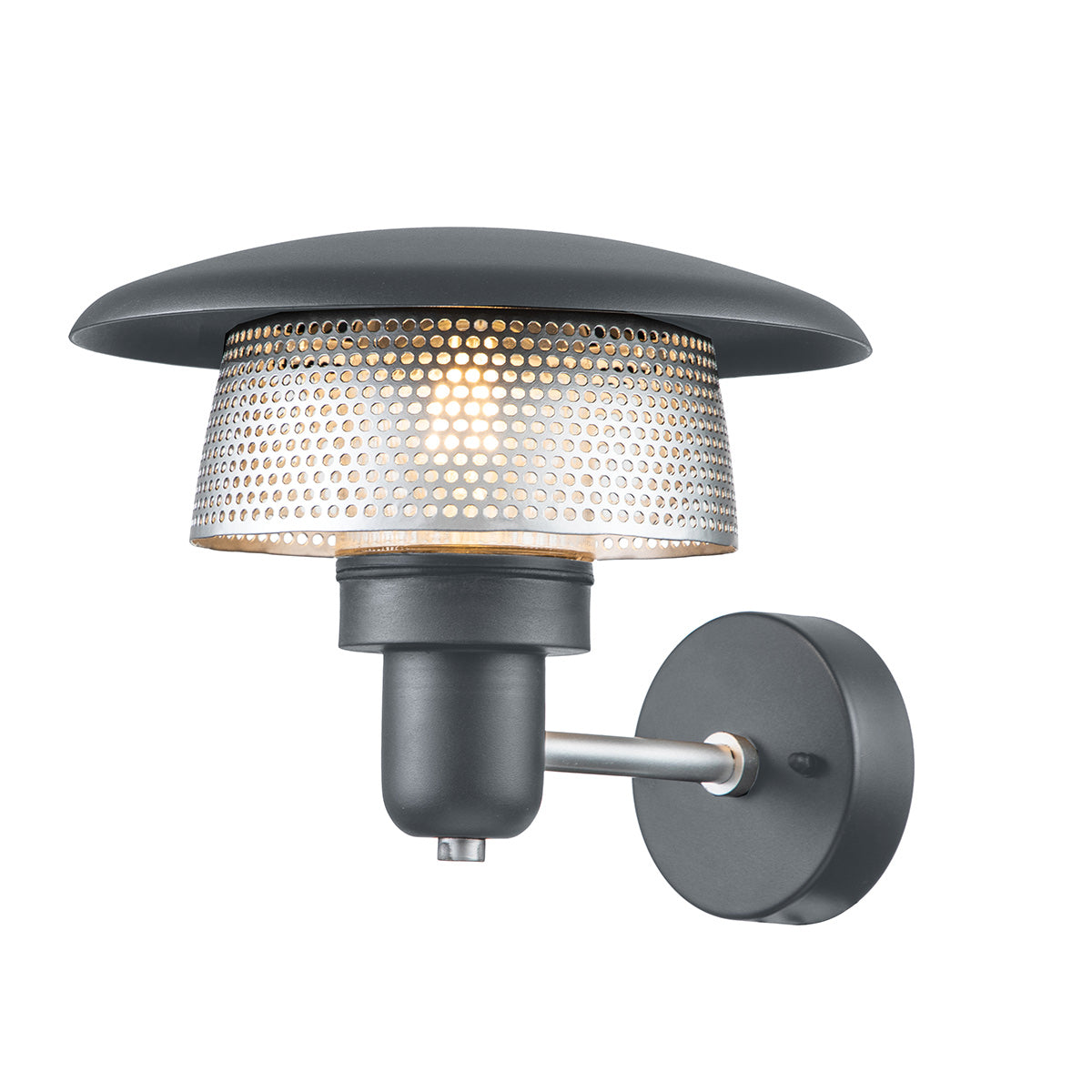 Außen-Wandleuchte Saturne (grau) 1x - Elstead Lighting