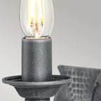 Wandleuchte Saxon (schwarz) 1x - Elstead Lighting