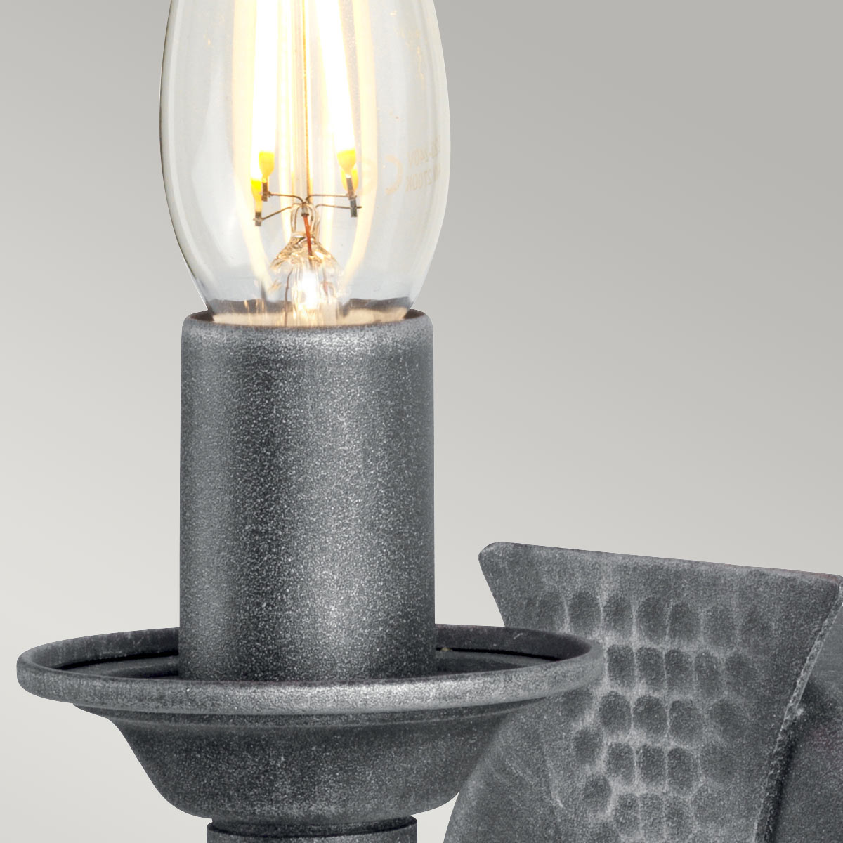 Wandleuchte Saxon (schwarz) 1x - Elstead Lighting