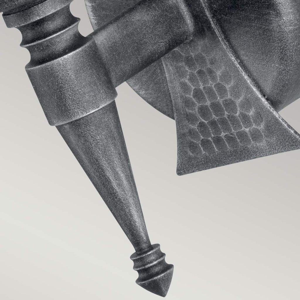 Wandleuchte Saxon (schwarz) 1x - Elstead Lighting