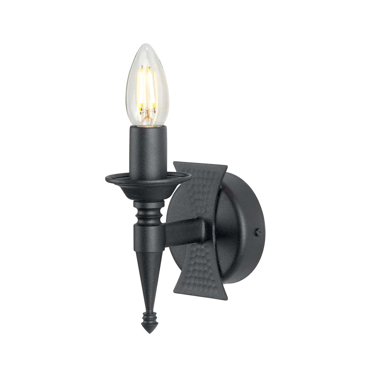 Wandleuchte Saxon (schwarz) 1x - Elstead Lighting