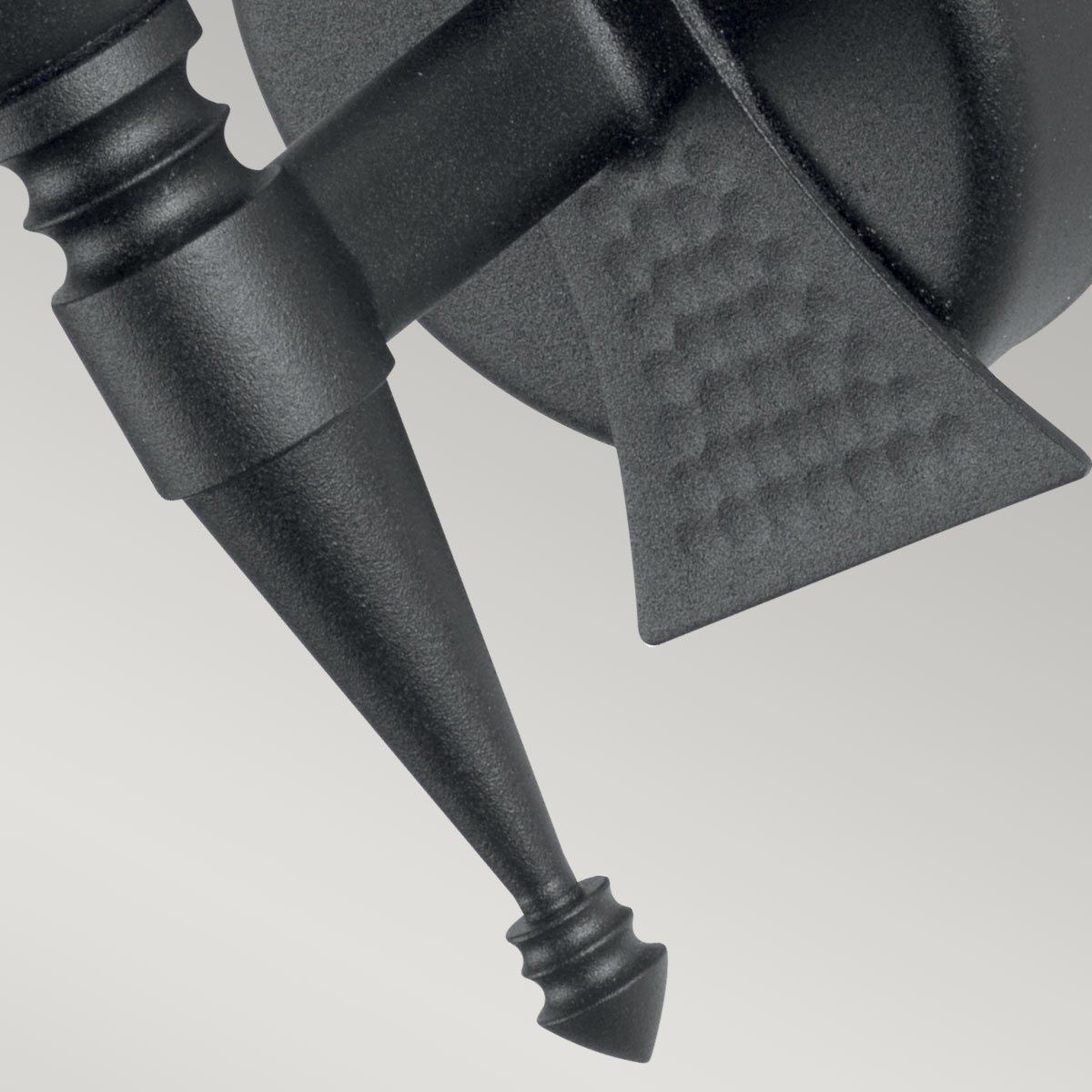 Wandleuchte Saxon (schwarz) 1x - Elstead Lighting