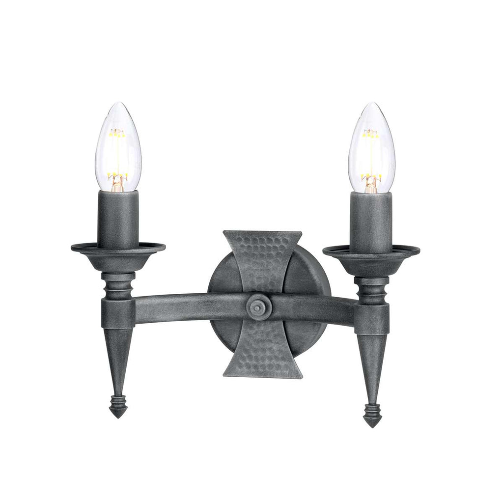 Wandleuchte Saxon (bronzefarben) 2x - Elstead Lighting