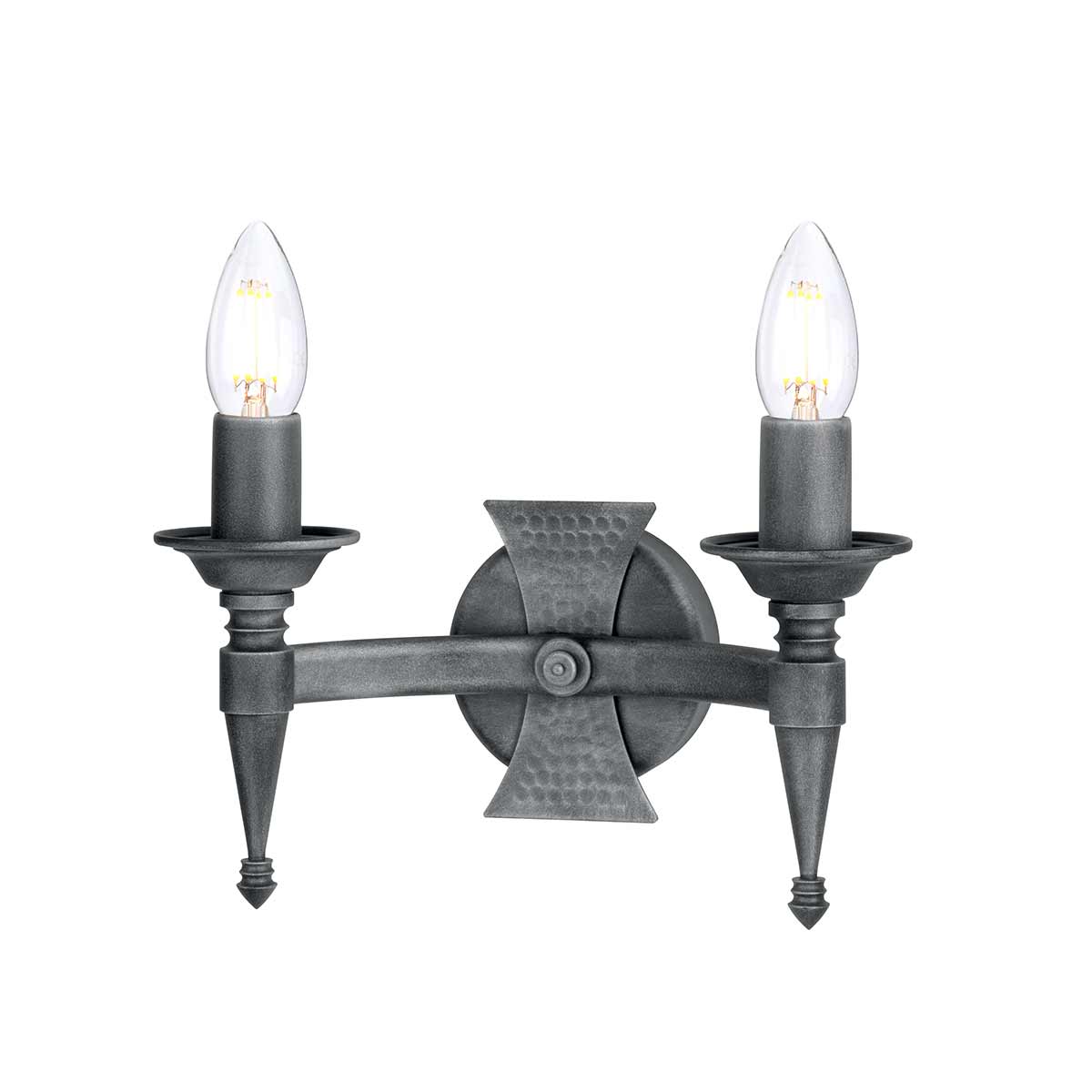 Wandleuchte Saxon (bronzefarben) 2x - Elstead Lighting