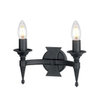 Wandleuchte Saxon (Nickel) 2x - Elstead Lighting