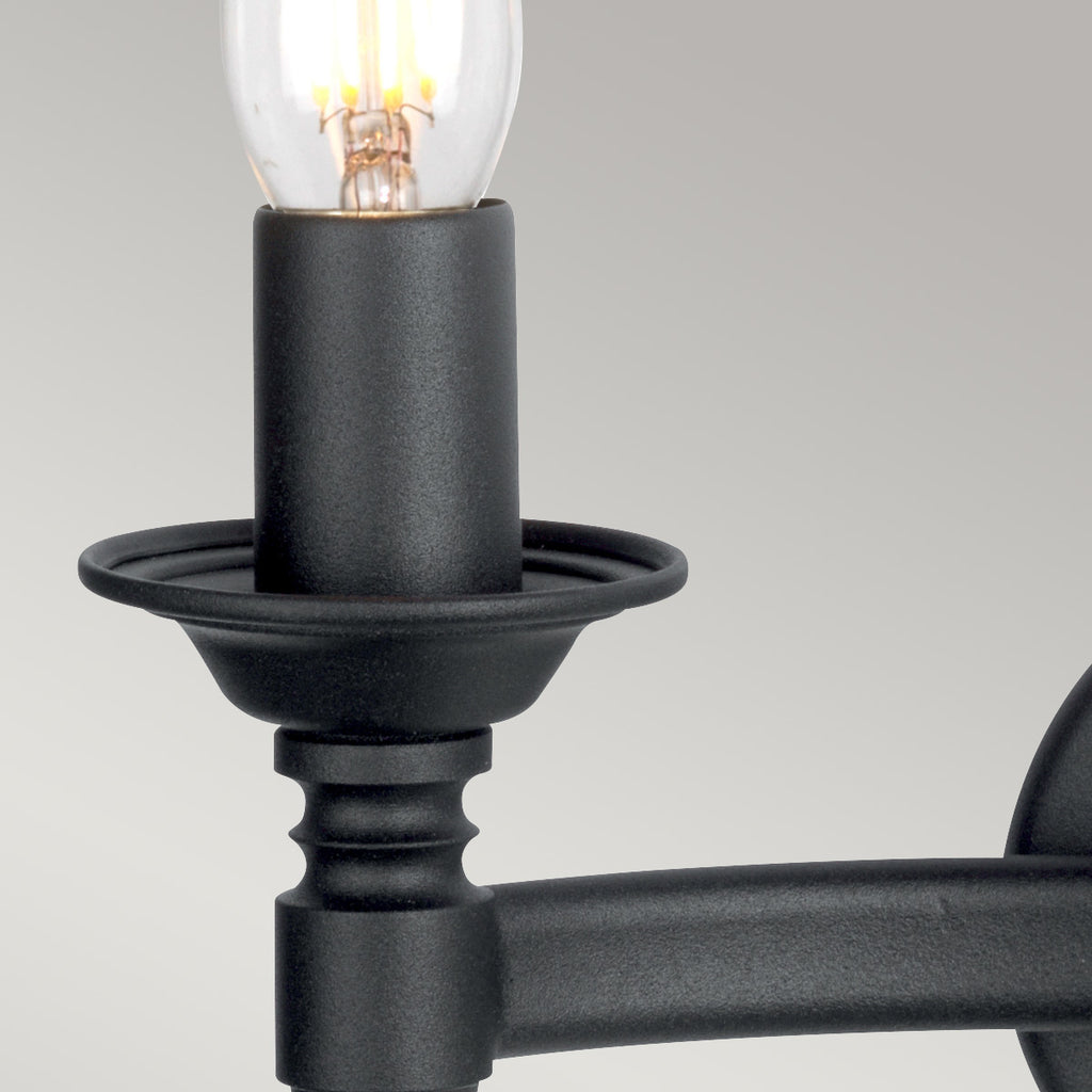 Wandleuchte Saxon (Nickel) 2x - Elstead Lighting