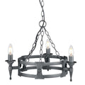 Pendelleuchte Saxon (schwarz) 3x - Elstead Lighting
