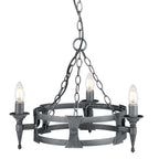 Pendelleuchte Saxon (schwarz) 3x - Elstead Lighting