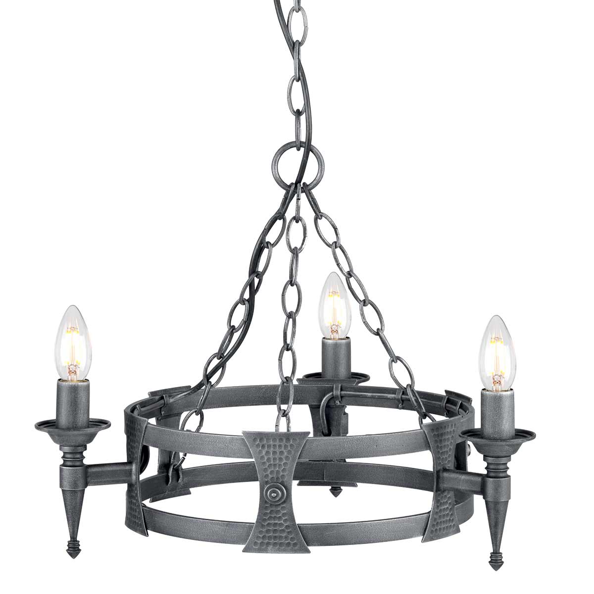 Pendelleuchte Saxon (schwarz) 3x - Elstead Lighting
