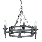 Pendelleuchte Saxon (schwarz) 3x - Elstead Lighting
