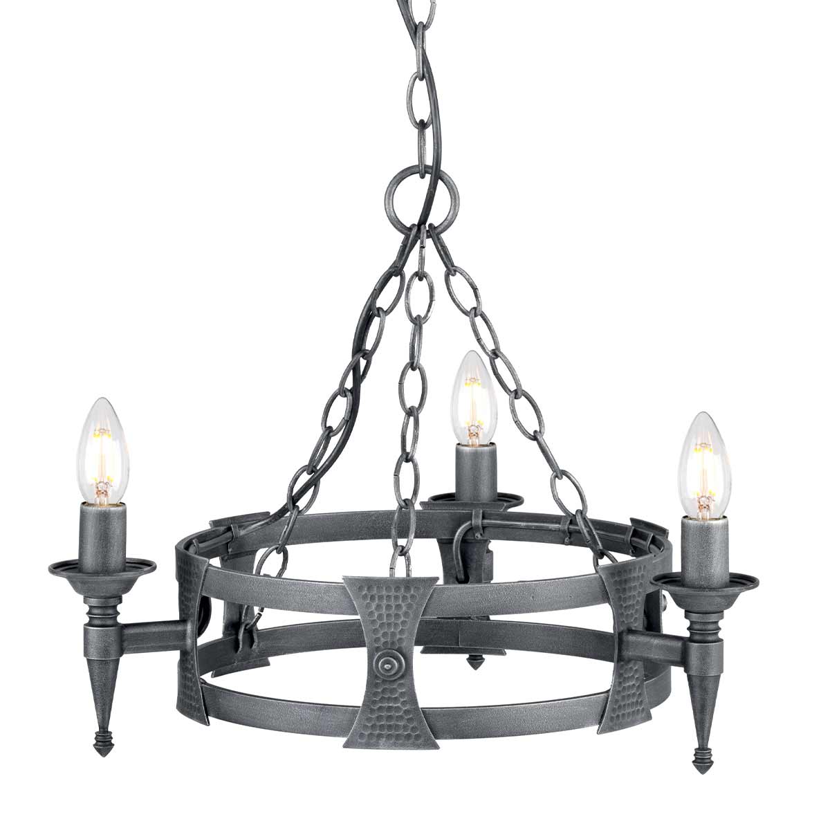 Pendelleuchte Saxon (schwarz) 3x - Elstead Lighting