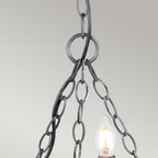 Pendelleuchte Saxon (schwarz) 3x - Elstead Lighting