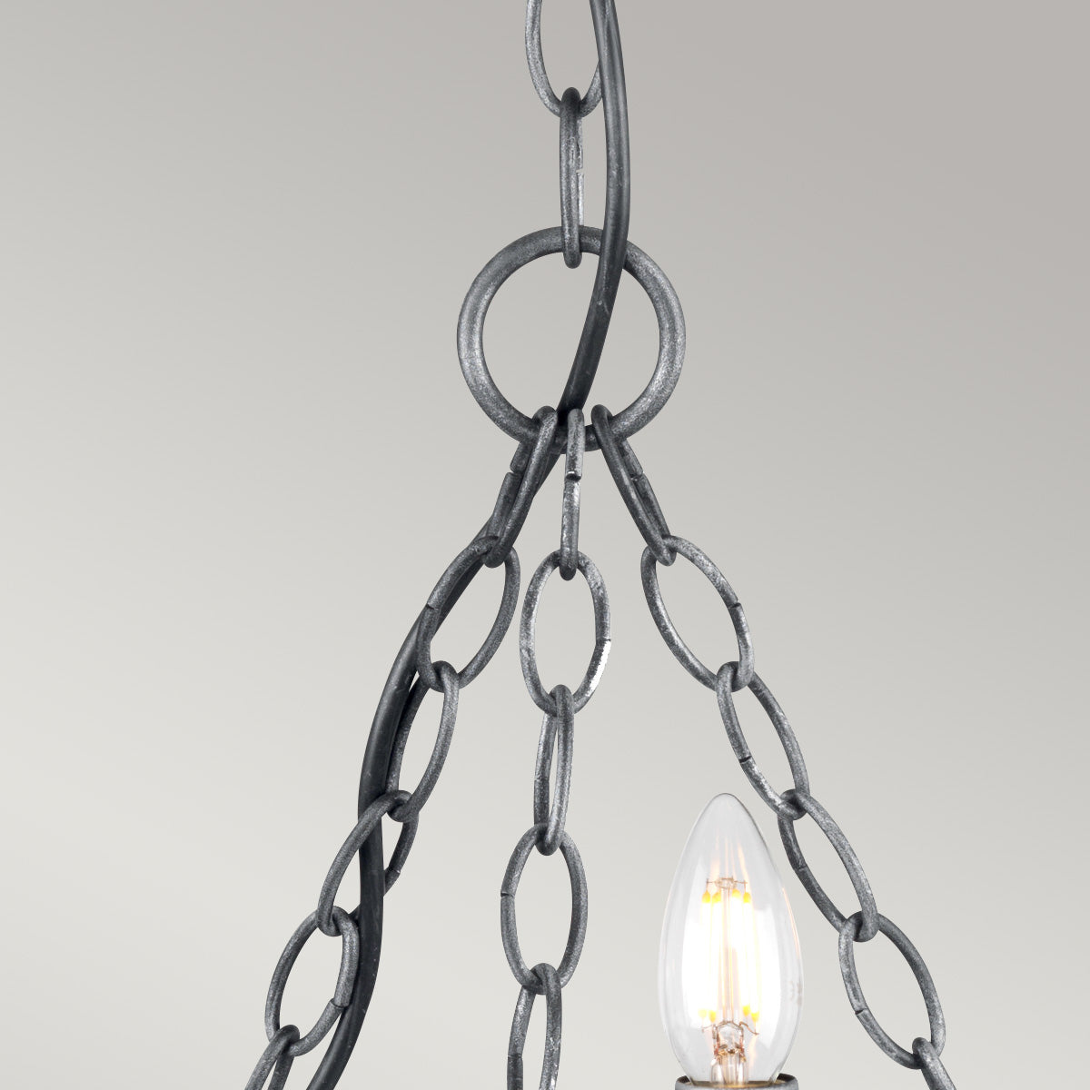 Pendelleuchte Saxon (schwarz) 3x - Elstead Lighting