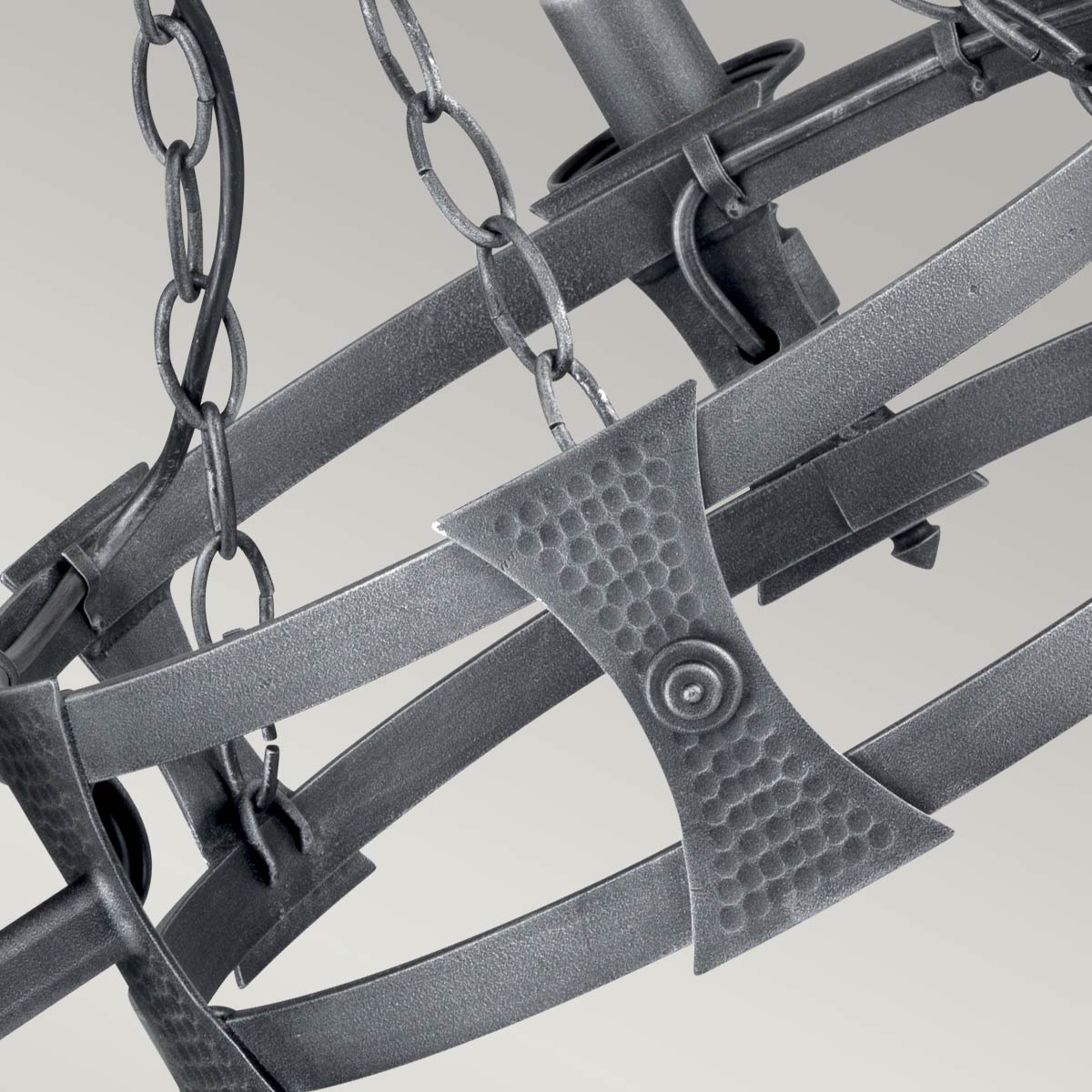 Pendelleuchte Saxon (schwarz) 3x - Elstead Lighting