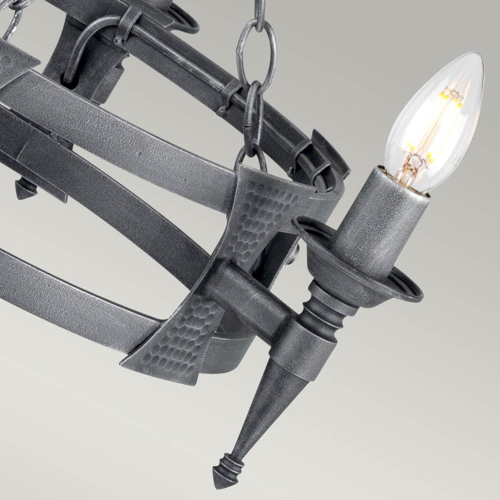 Pendelleuchte Saxon (schwarz) 3x - Elstead Lighting