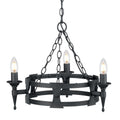Pendelleuchte Saxon (schwarz) 3x - Elstead Lighting