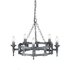 Pendelleuchte Saxon (schwarz) 5x - Elstead Lighting