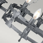 Pendelleuchte Saxon (schwarz) 5x - Elstead Lighting