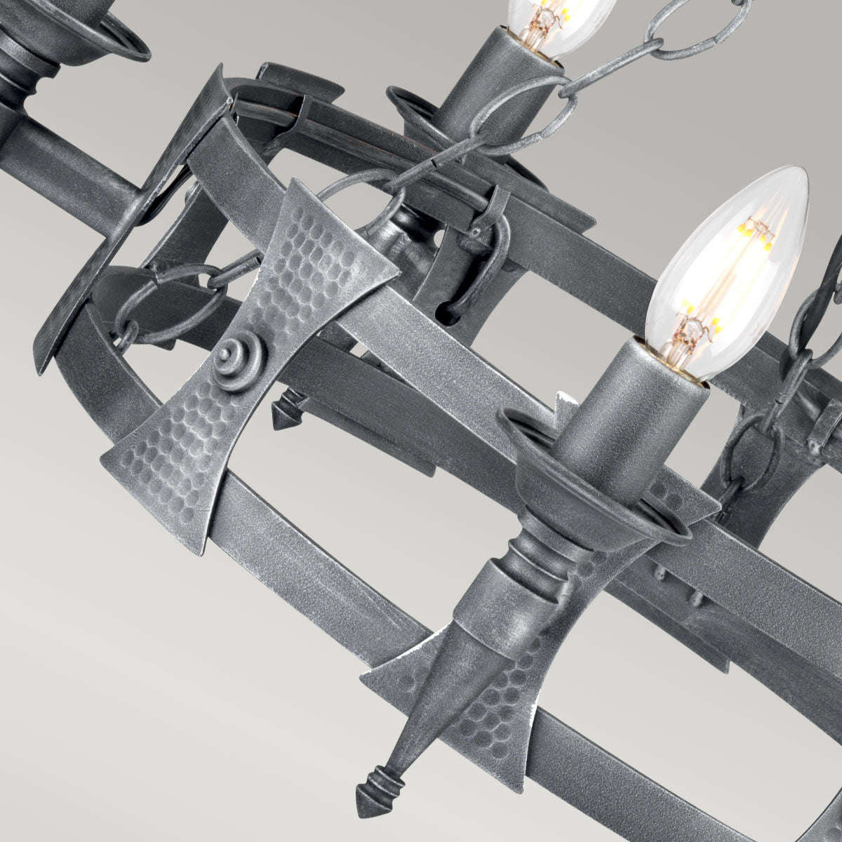 Pendelleuchte Saxon (schwarz) 5x - Elstead Lighting