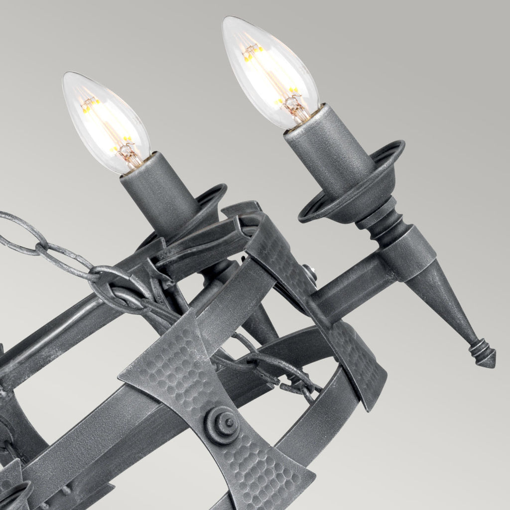 Pendelleuchte Saxon (schwarz) 5x - Elstead Lighting