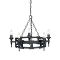 Pendelleuchte Saxon (schwarz) 5x - Elstead Lighting