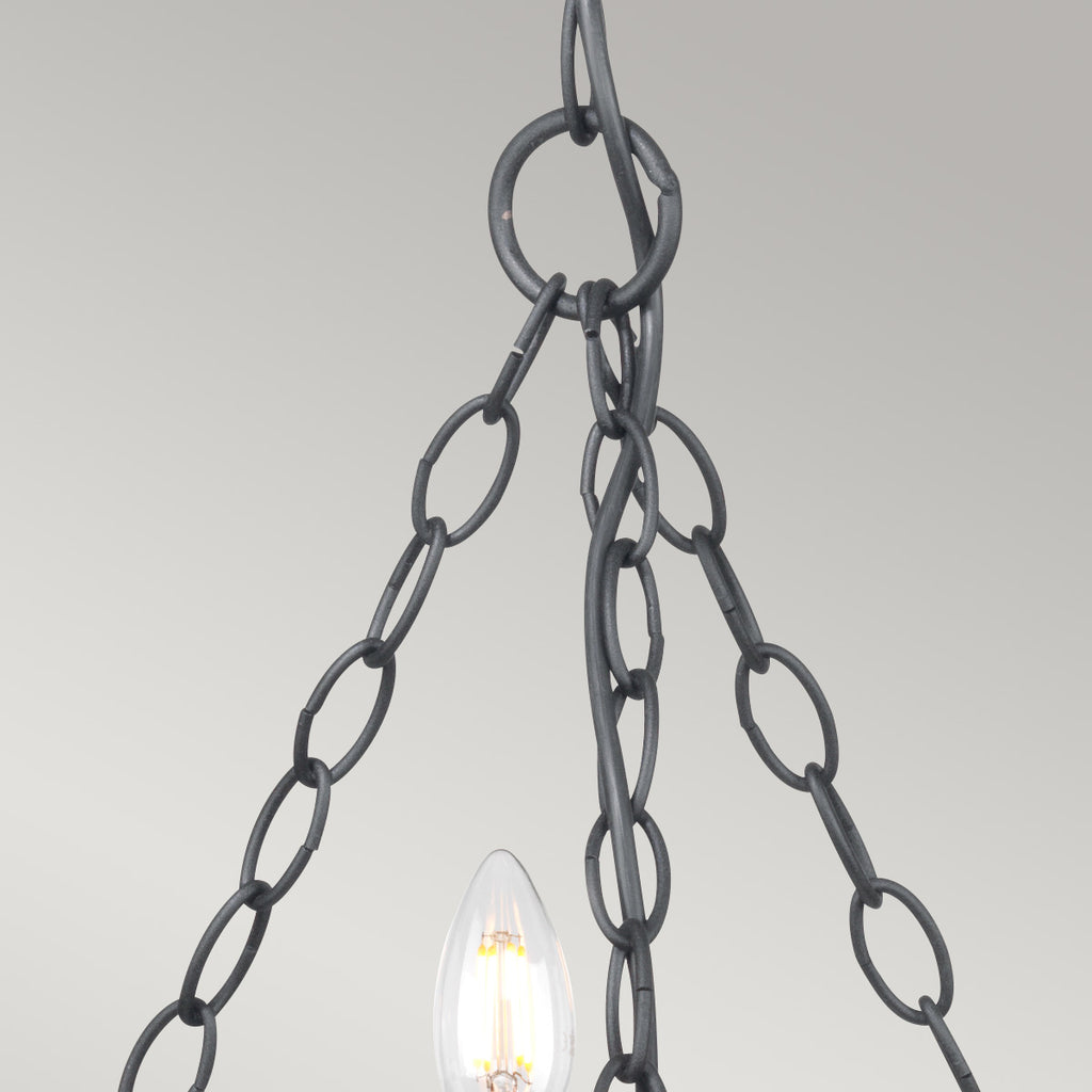 Pendelleuchte Saxon (schwarz) 5x - Elstead Lighting