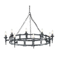 Pendelleuchte Saxon (schwarz) 8x - Elstead Lighting
