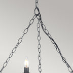 Pendelleuchte Saxon (schwarz) 8x - Elstead Lighting