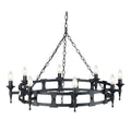 Pendelleuchte Saxon (schwarz) 8x - Elstead Lighting