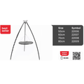 Schwenkgrill 200cm - Grillrost aus Rohstahl 70cm