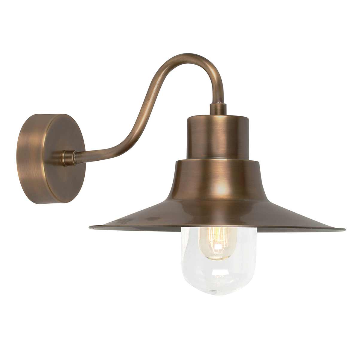 Außen-Wandleuchte Sheldon (messingfarben) 1x - Elstead Lighting