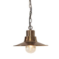 Außen-Pendelleuchte Sheldon (messingfarben) 1x - Elstead Lighting
