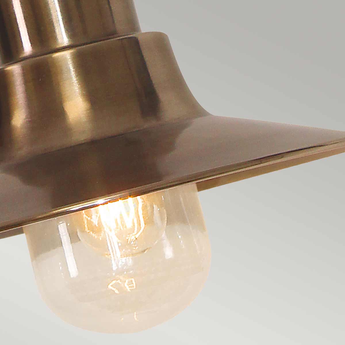 Außen-Pendelleuchte Sheldon (messingfarben) 1x - Elstead Lighting