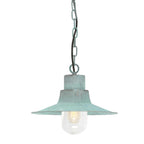 Außen-Pendelleuchte Sheldon (antik wirkende Grünspan-Patina auf Metall) 1x - Elstead Lighting
