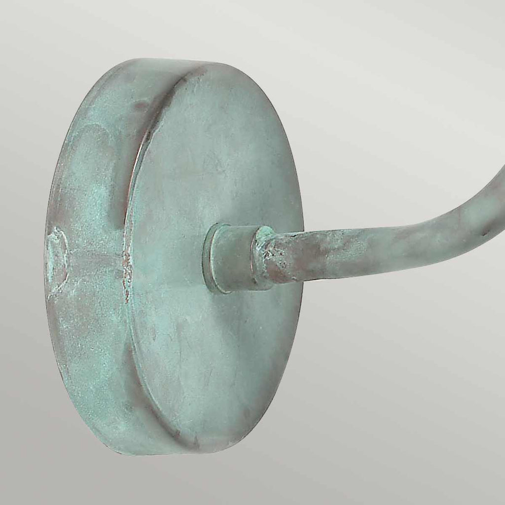 Außen-Wandleuchte Sheldon (antik wirkende Grünspan-Patina auf Metall) 1x - Elstead Lighting
