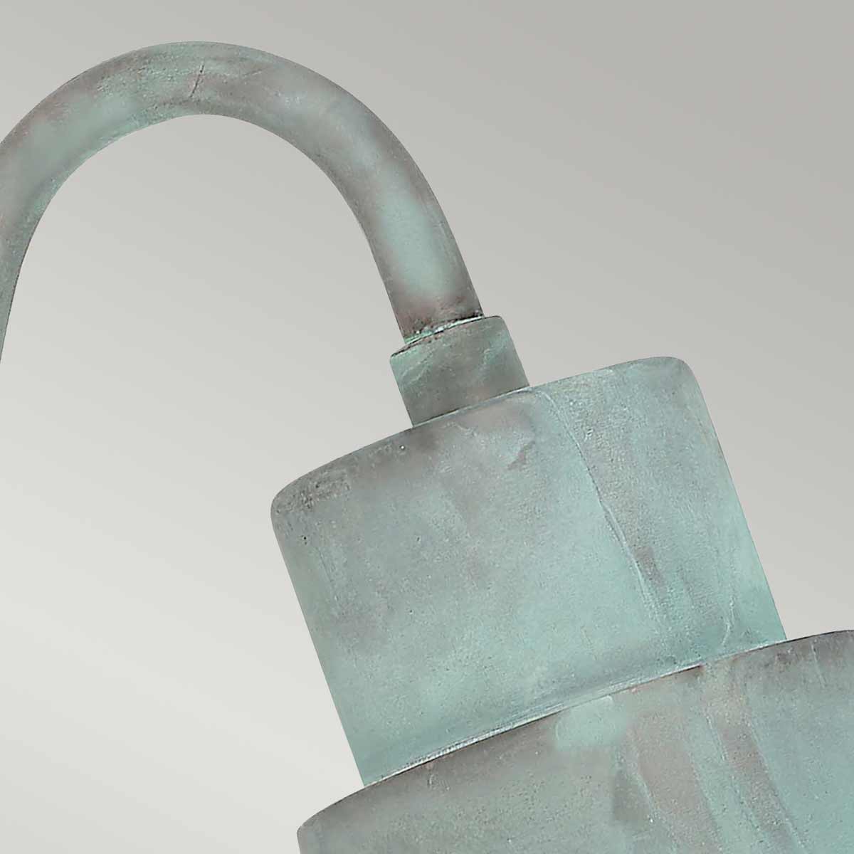 Außen-Wandleuchte Sheldon (antik wirkende Grünspan-Patina auf Metall) 1x - Elstead Lighting