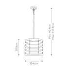 Pendelleuchte Shoal (Nickel) 1x - Elstead Lighting