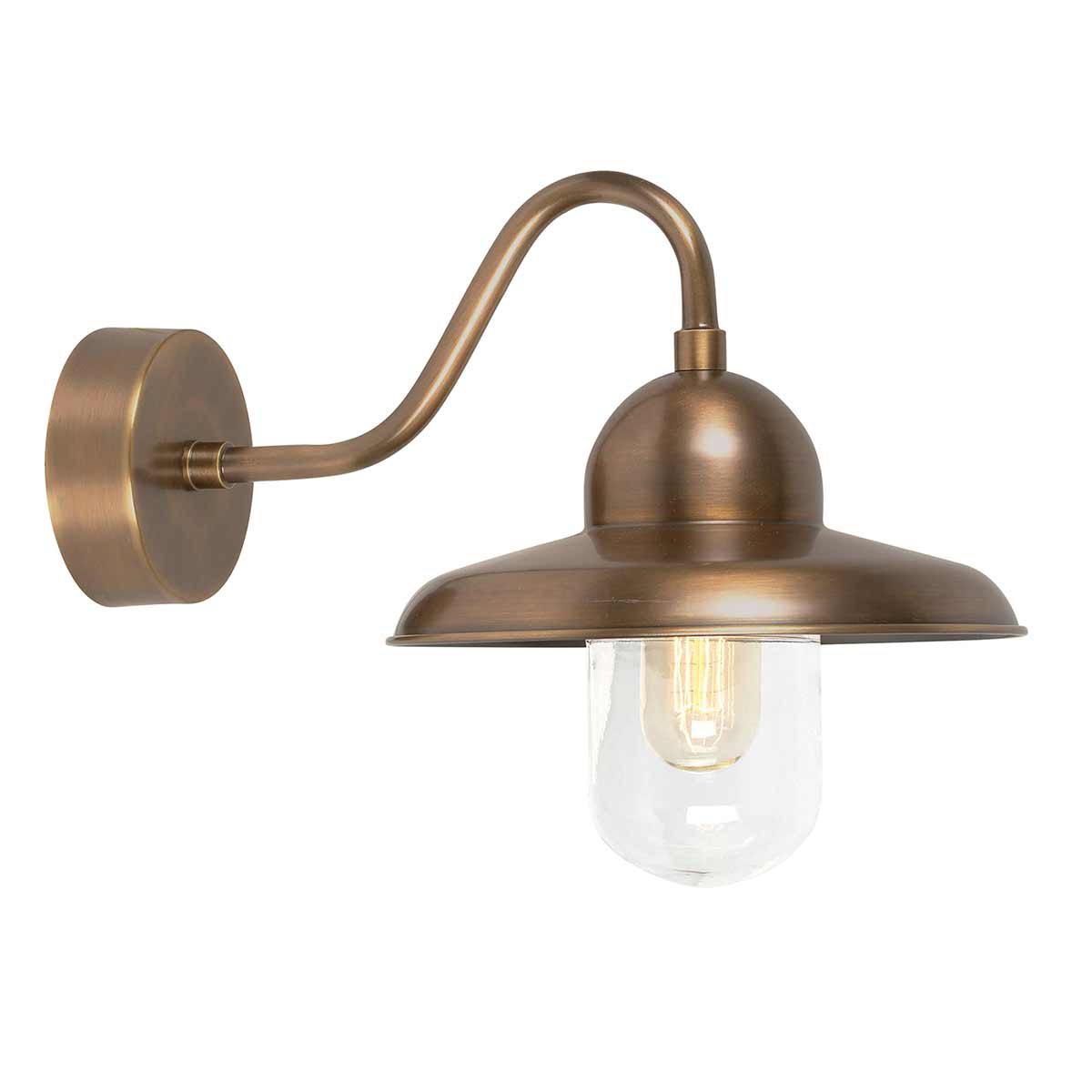 Außen-Wandleuchte Somerton (messingfarben) 1x - Elstead Lighting