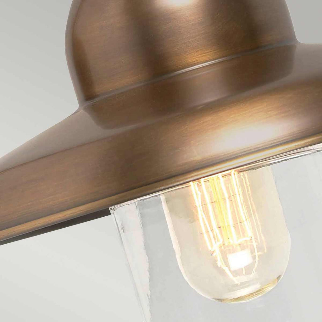 Außen-Wandleuchte Somerton (messingfarben) 1x - Elstead Lighting