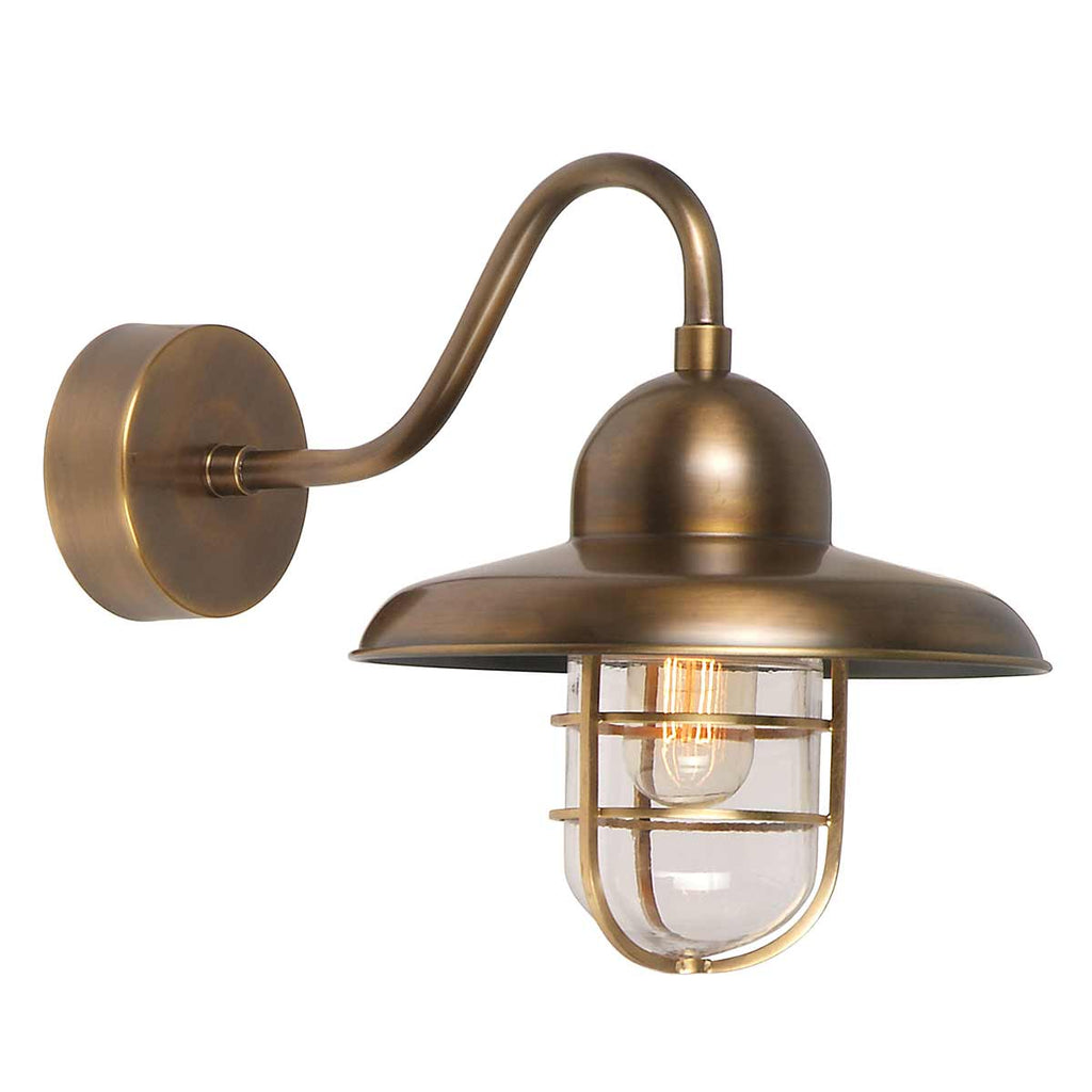 Außen-Wandleuchte Somerton (messingfarben) 1x - Elstead Lighting