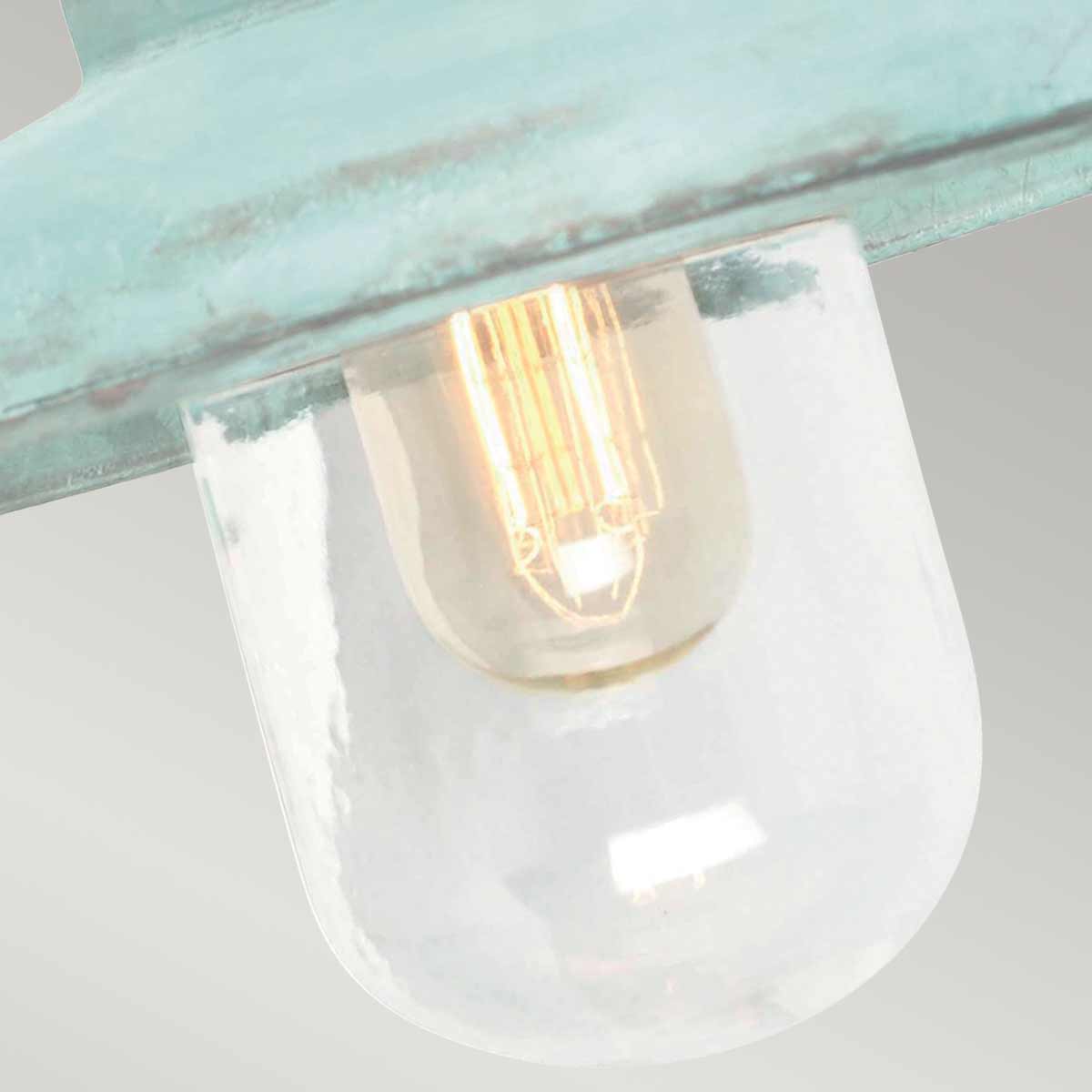 Außen-Wandleuchte Somerton (antik wirkende Grünspan-Patina auf Metall) 1x - Elstead Lighting