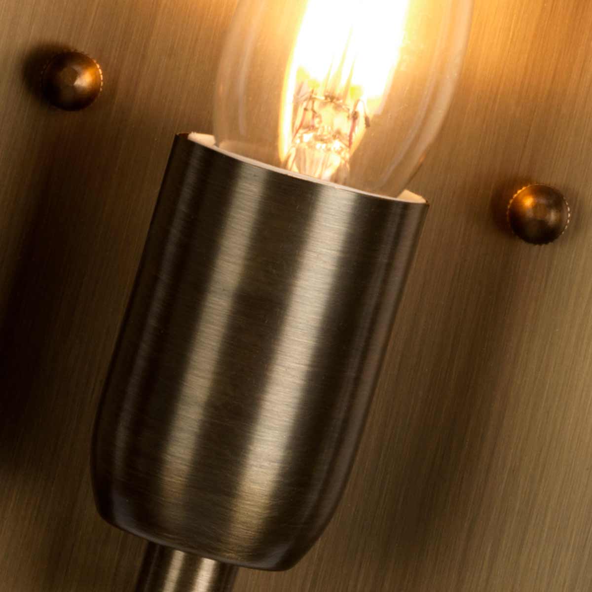 Außen-Wandleuchte St Pauls (messingfarben) 1x - Elstead Lighting