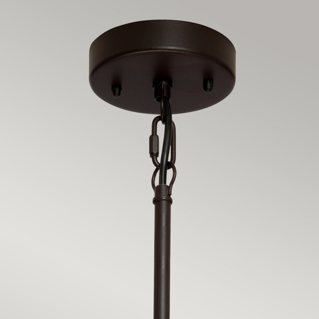 Pendelleuchte Taiko (bronzefarben) 3x - Elstead Lighting